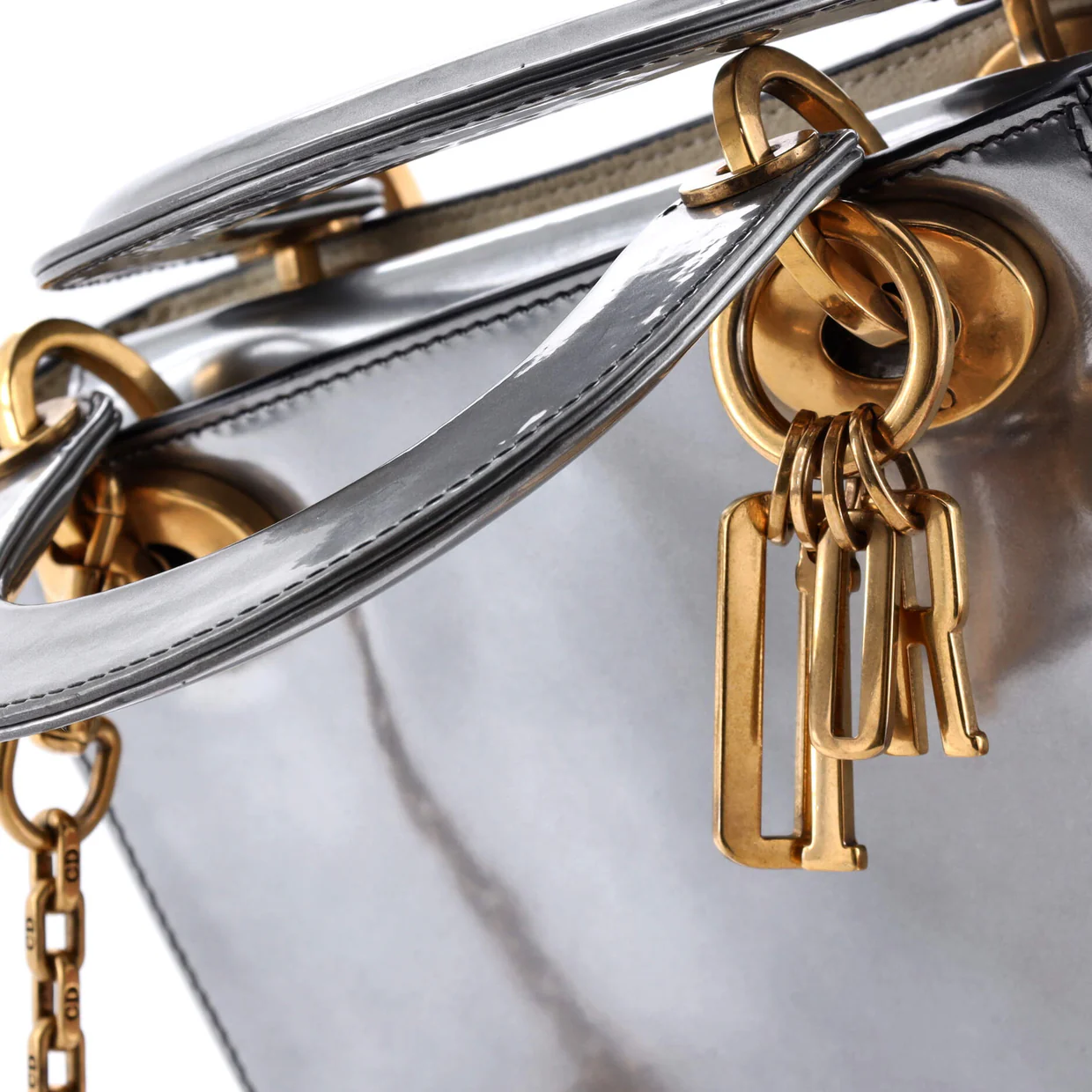 Lady Dior Chain Bag Patent Mini - Deep Luxury