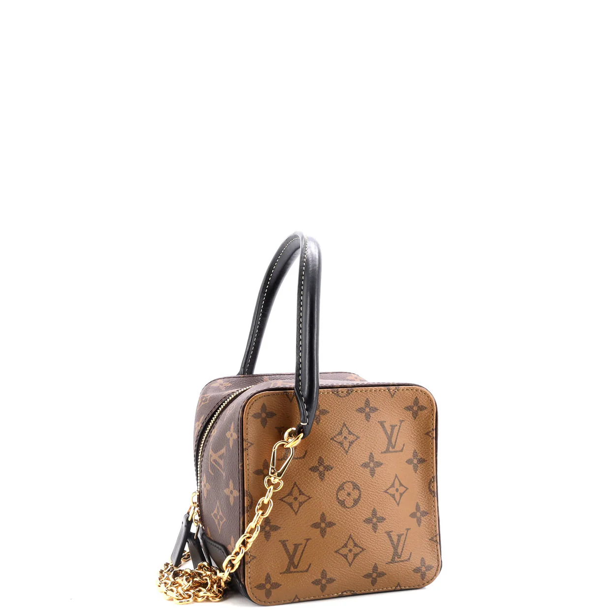 Square Bag Reverse Monogram Canvas - Deep Luxury