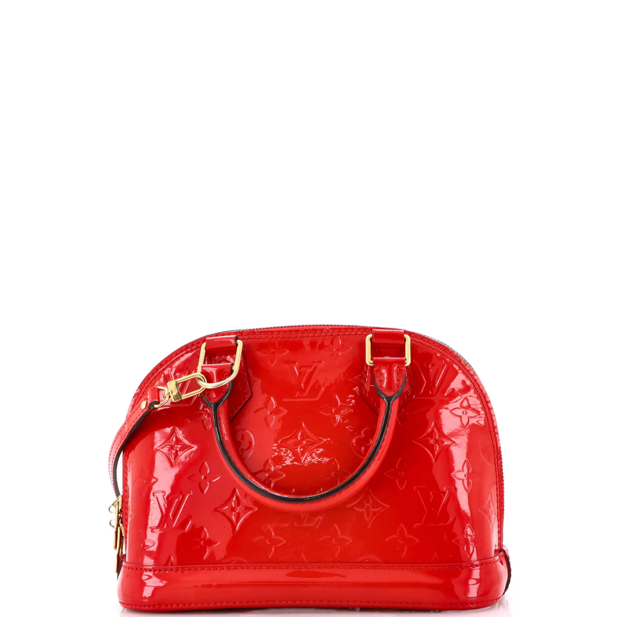 Alma Handbag Monogram Vernis BB - Deep Luxury