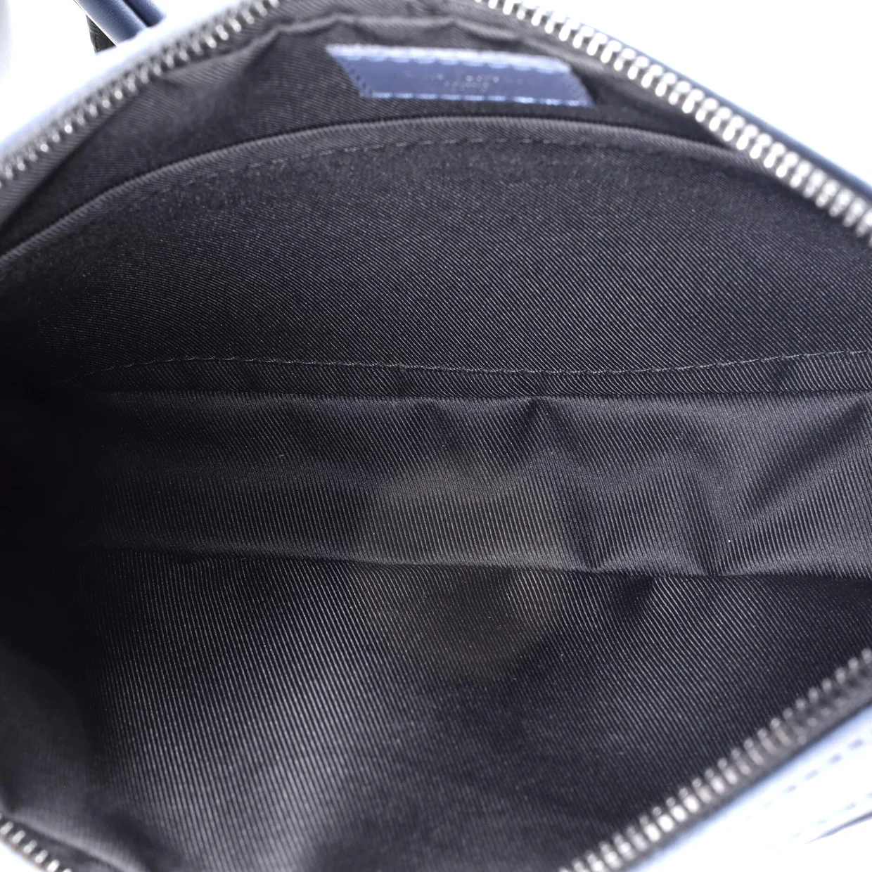 Duo Messenger Bag Monogram Shadow Leather - Deep Luxury