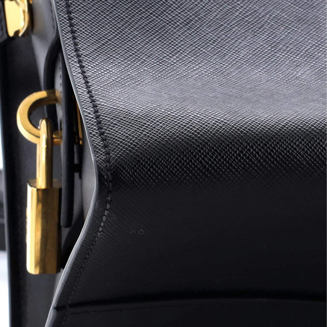 Esplanade Tote Saffiano with City Calf Medium - Deep Luxury
