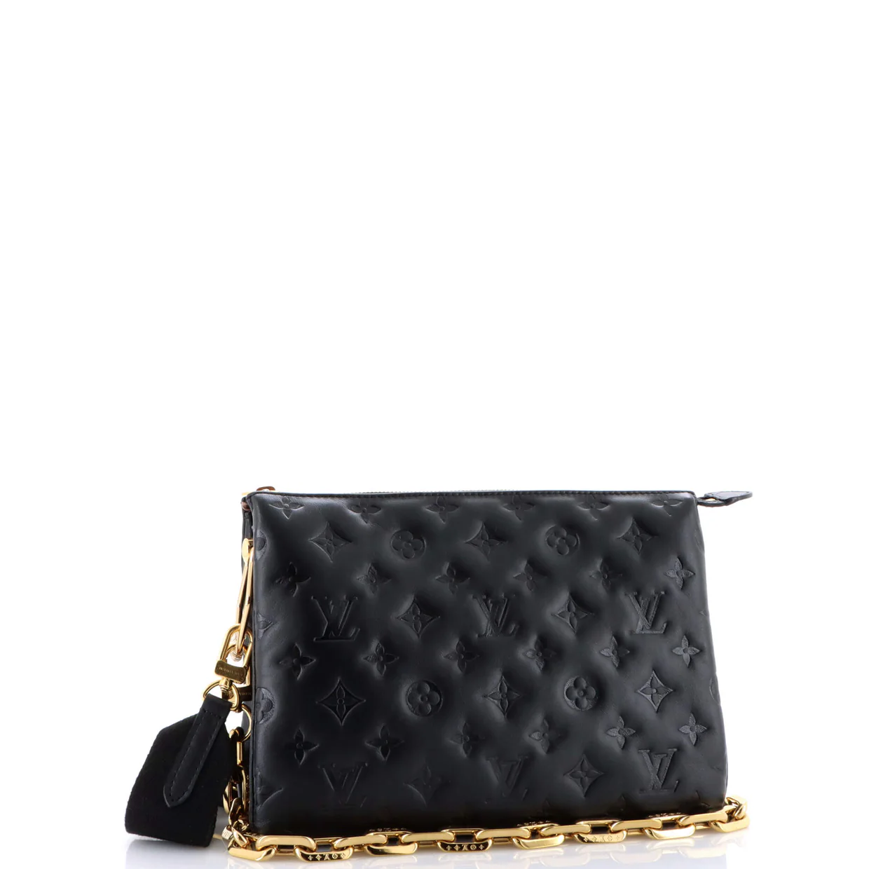 Coussin Bag Monogram Embossed Lambskin PM - Deep Luxury