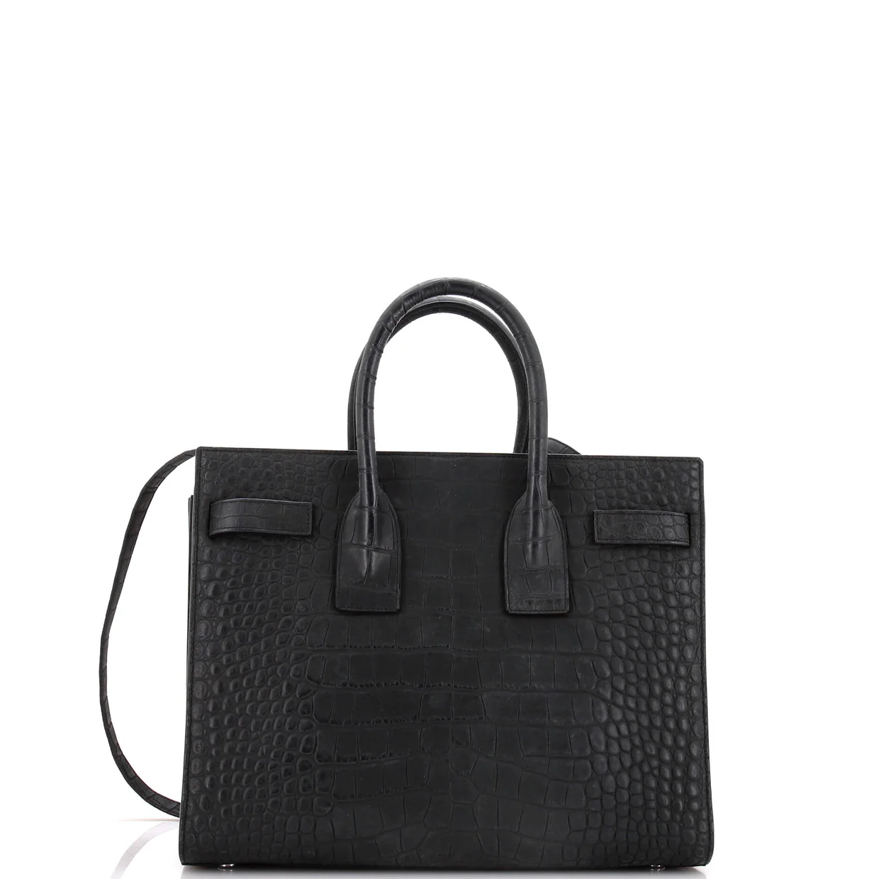 Sac de Jour NM Bag Crocodile Embossed Leather Small - Deep Luxury