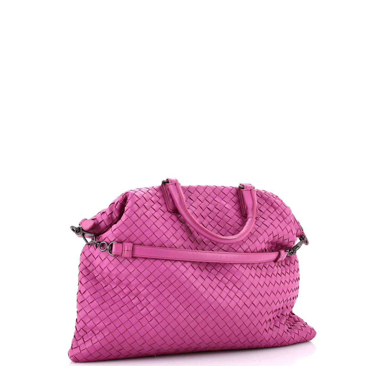 Convertible Satchel Intrecciato Nappa Medium - Deep Luxury