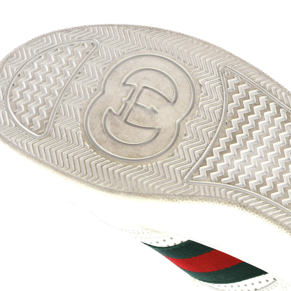 Chunky B Web Sneakers Perforated Leather - Deep Luxury