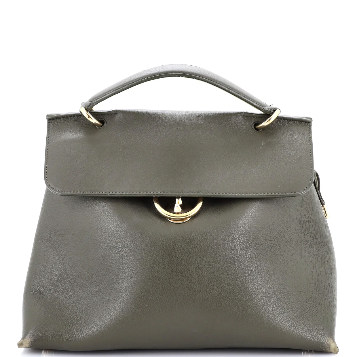 Jet Set Top Handle Bag Leather Large - Deep Luxury