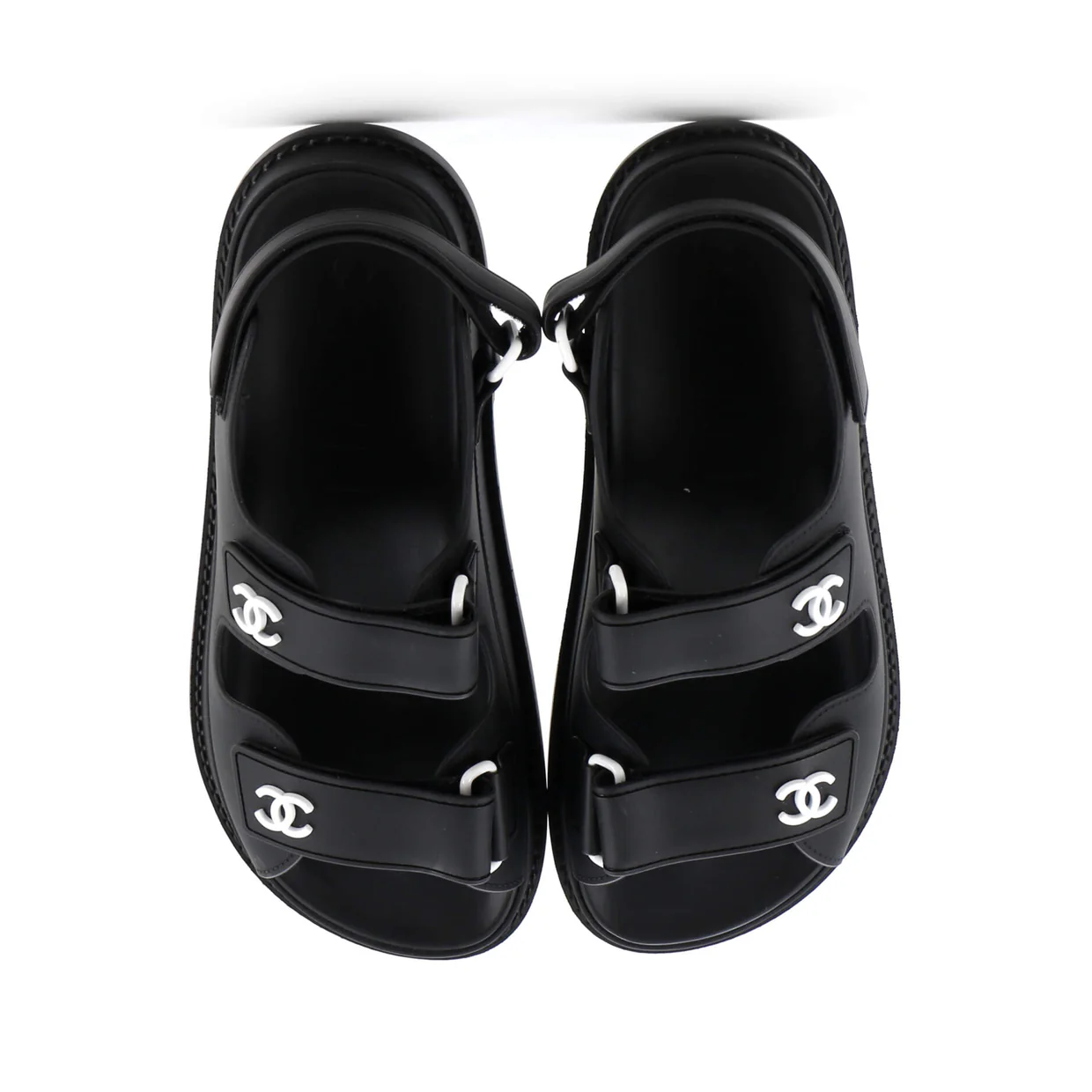 Women's Velcro Dad Sandals Rubber - Deep Luxury