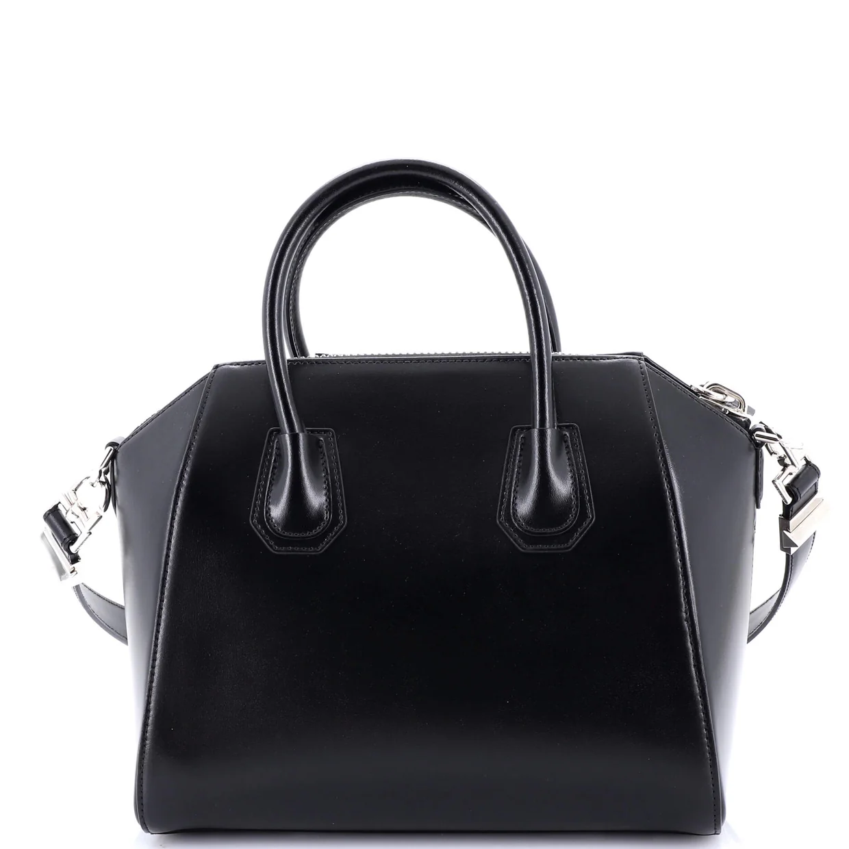 Antigona Bag Glazed Leather Small - Deep Luxury