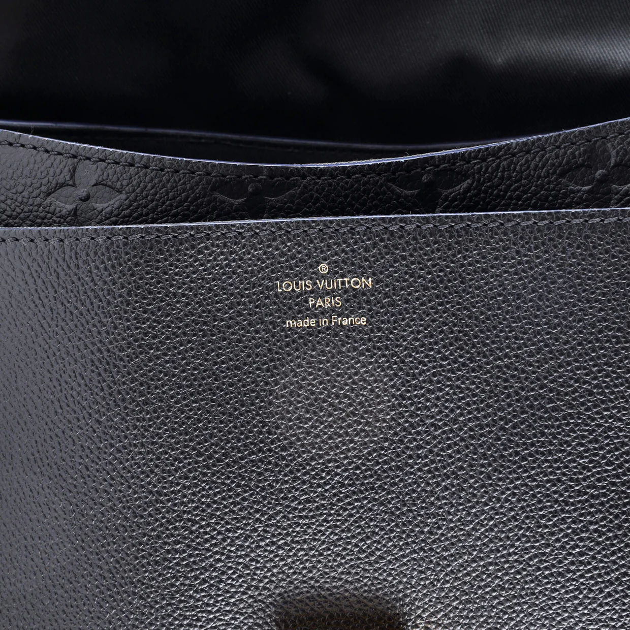 Blanche Handbag Monogram Empreinte Leather MM - Deep Luxury