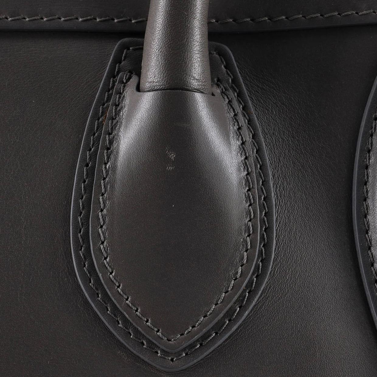Luggage Bag Smooth Leather Mini - Deep Luxury