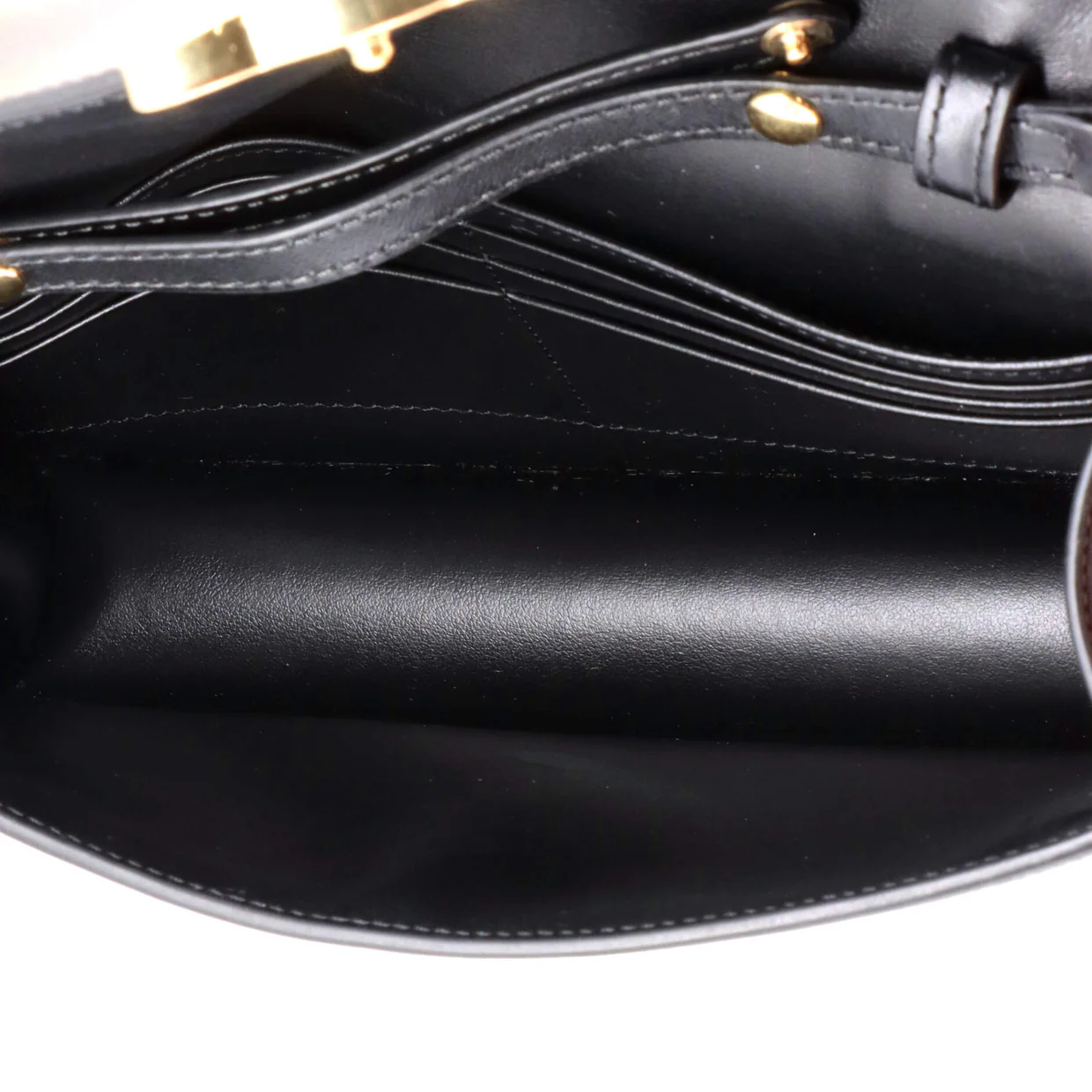 Margo Triomphe Wallet on Chain Leather - Deep Luxury