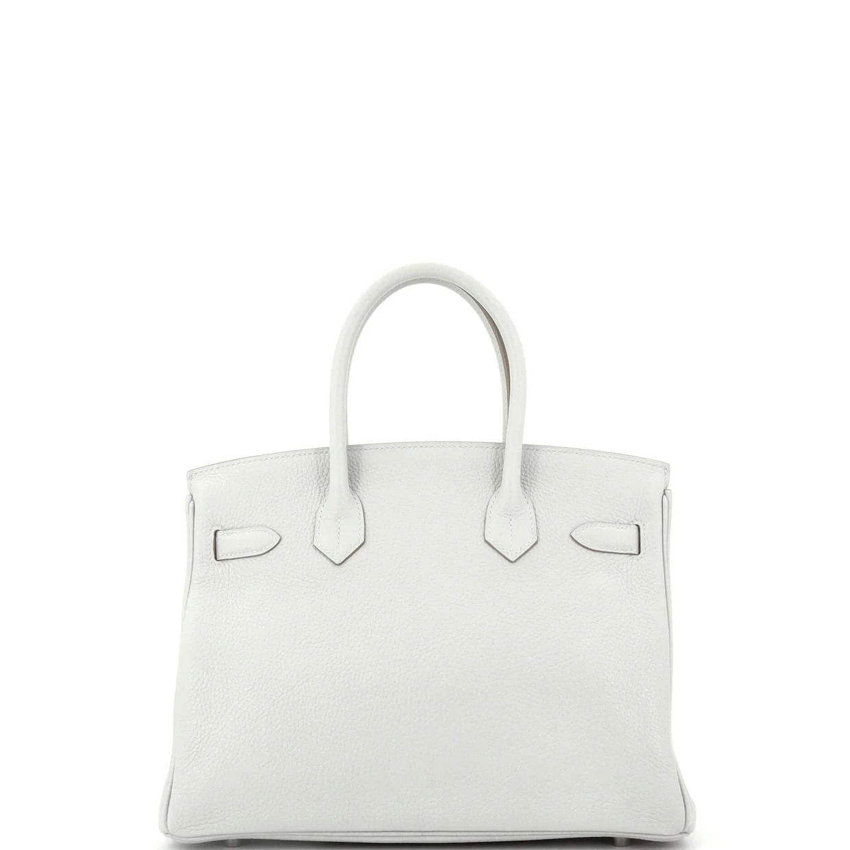 Birkin Handbag Grey Clemence with Palladium Hardware 30 - Deep Luxury