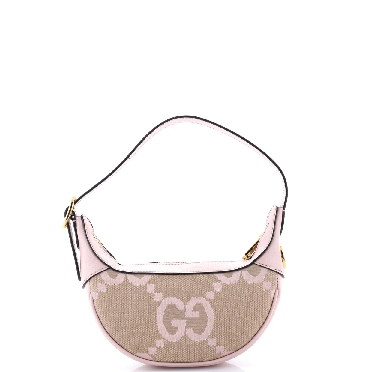 Ophidia Half Moon Bag Jumbo GG Canvas Mini - Deep Luxury
