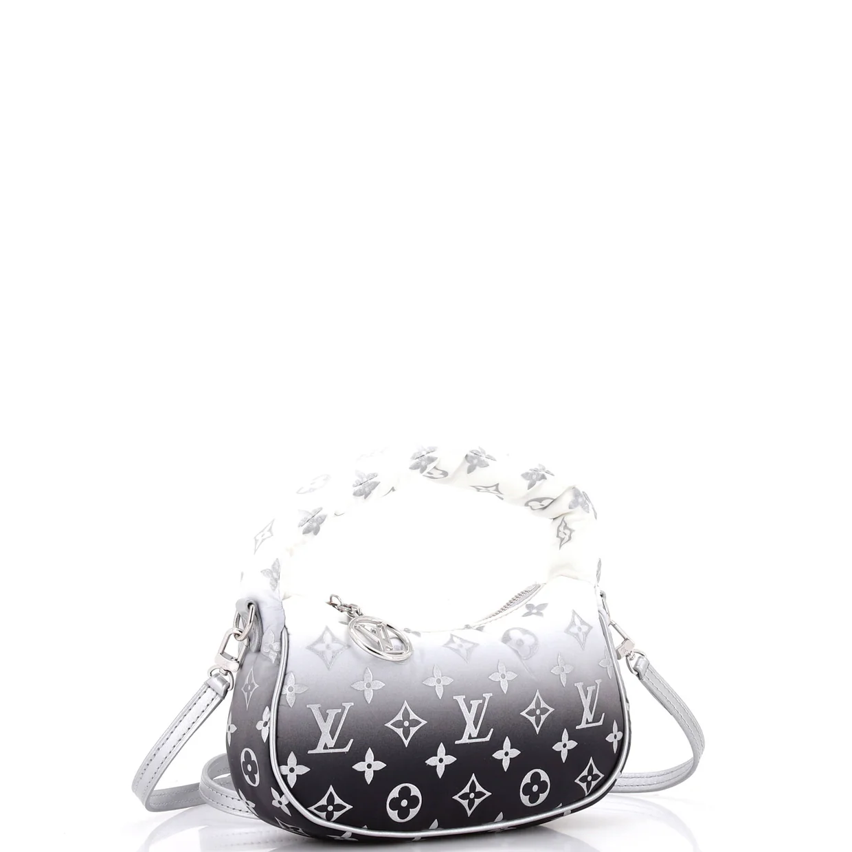 Moon Shoulder Bag Frost Gradient Monogram Nylon Mini - Deep Luxury