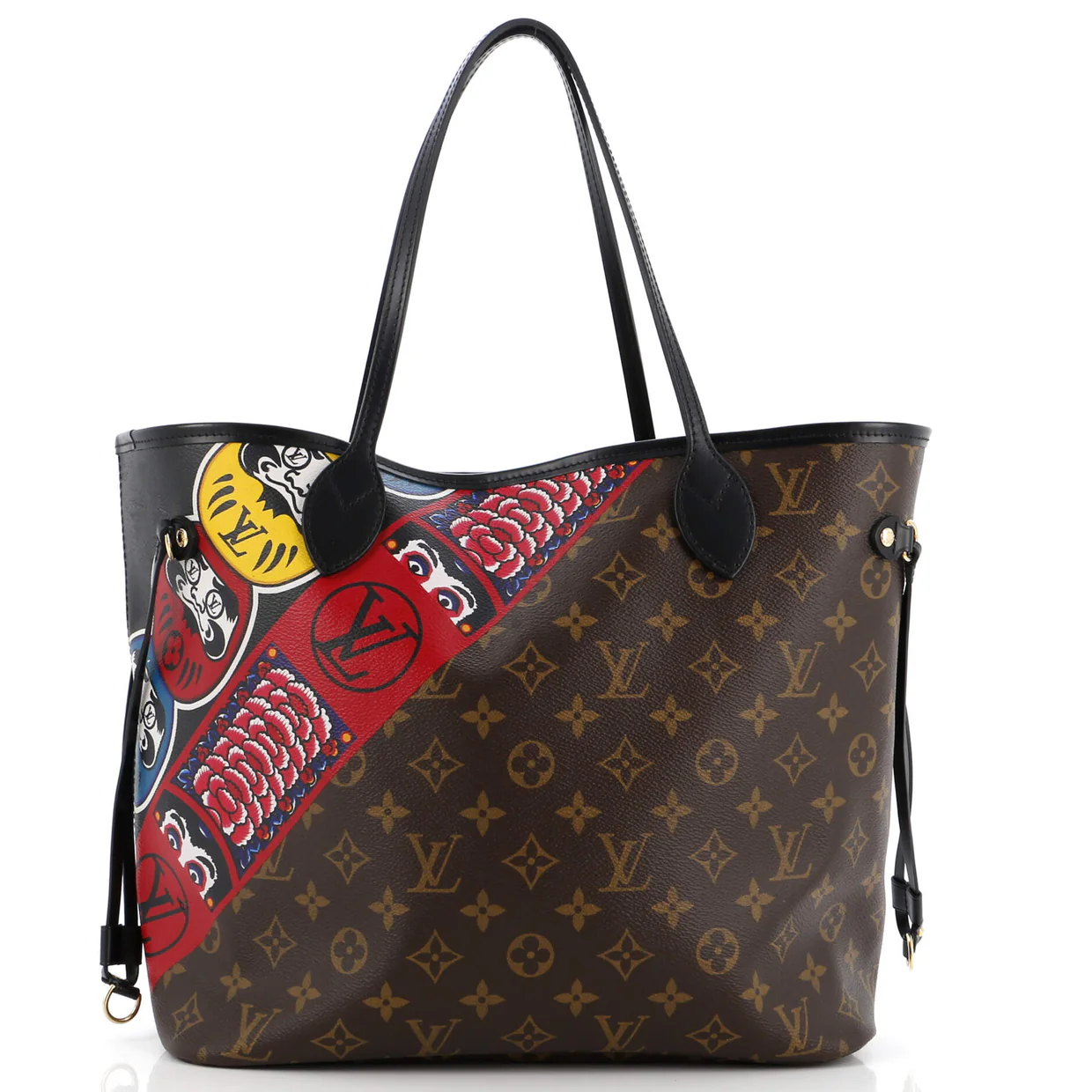 Neverfull NM Tote Limited Edition Kabuki Monogram Canvas MM - Deep Luxury
