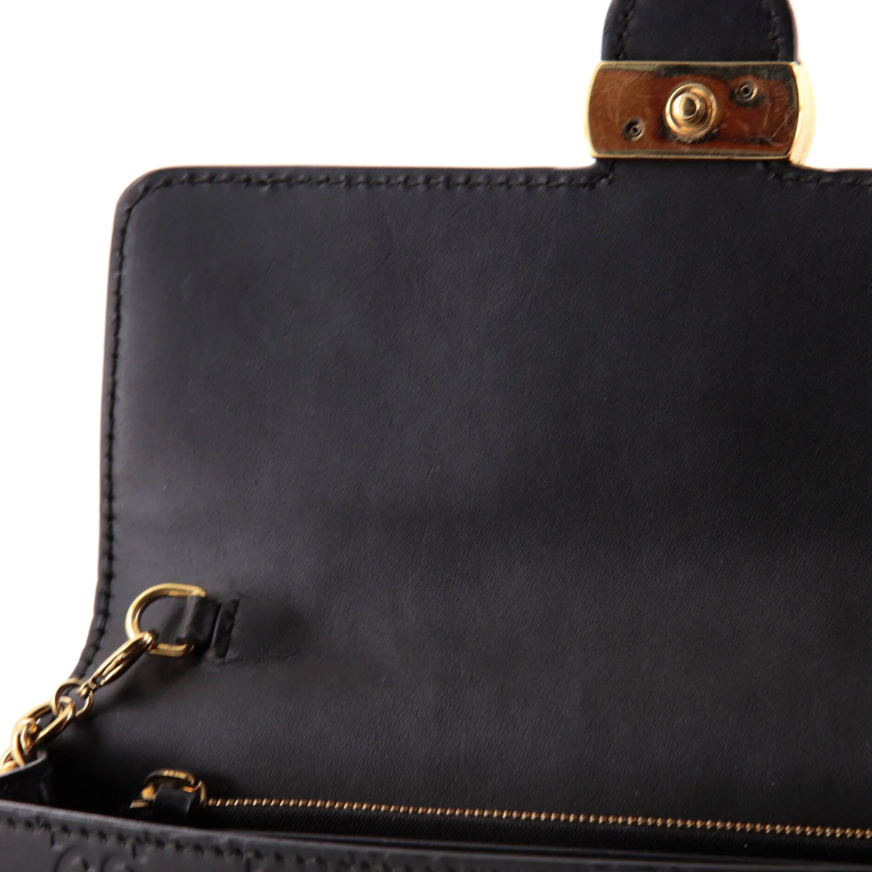 Icon Wallet on Chain Guccissima Leather - Deep Luxury