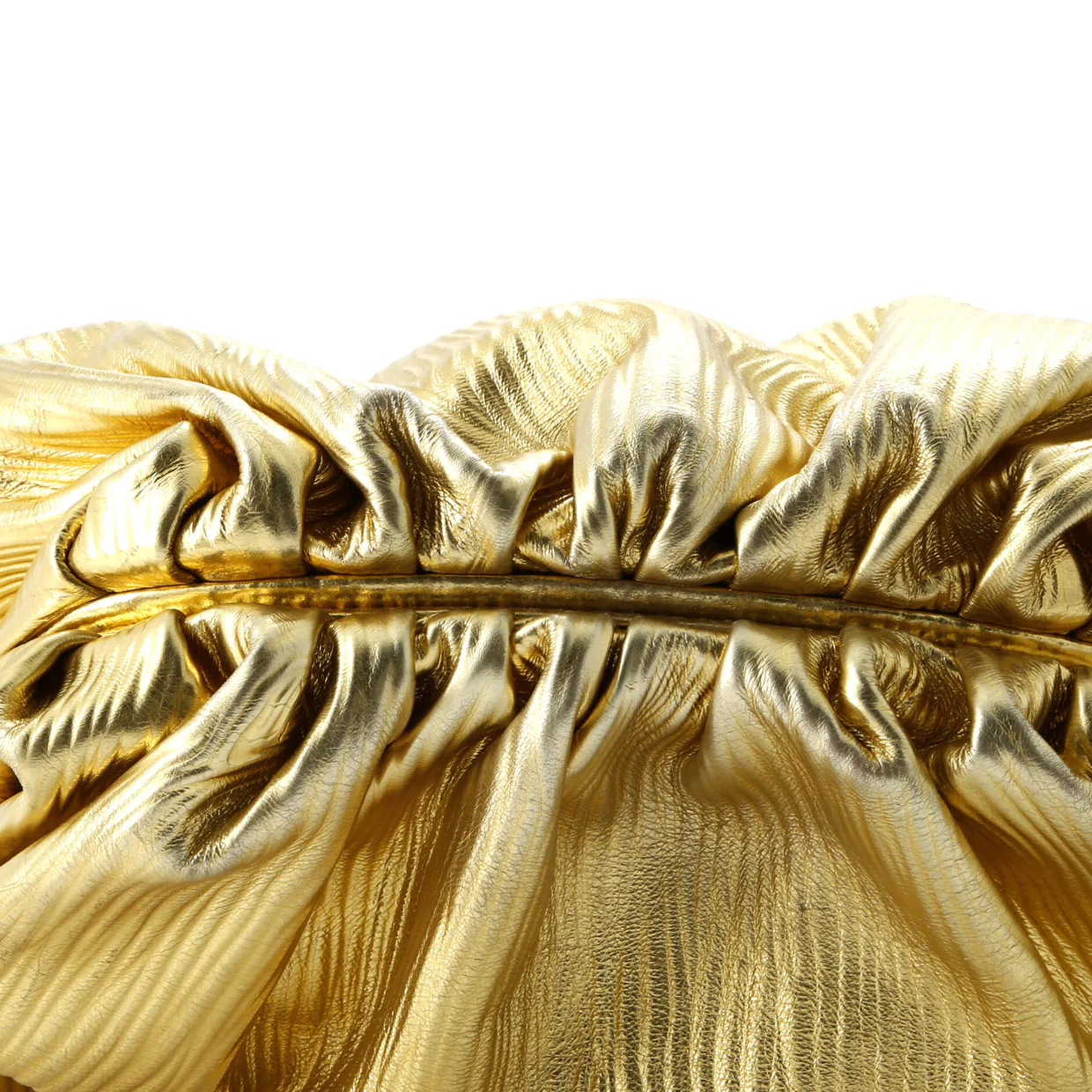 The Pouch Metallic Textured Leather - Deep Luxury