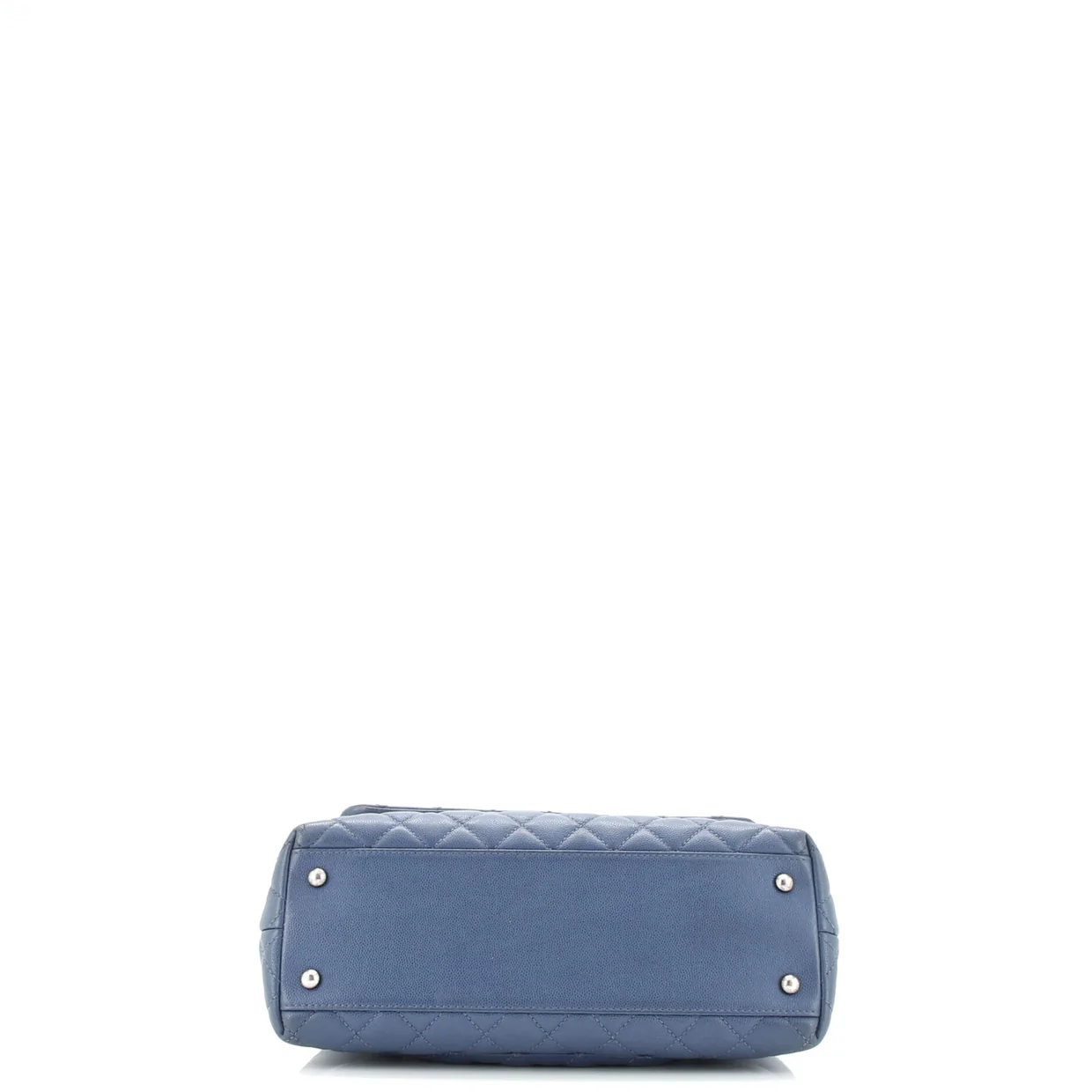 Coco Top Handle Bag Quilted Caviar Small - Deep Luxury