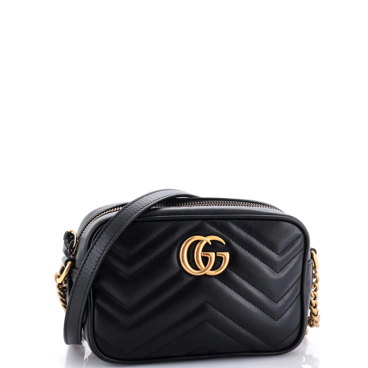 GG Marmont Shoulder Bag Matelasse Leather Mini - Deep Luxury