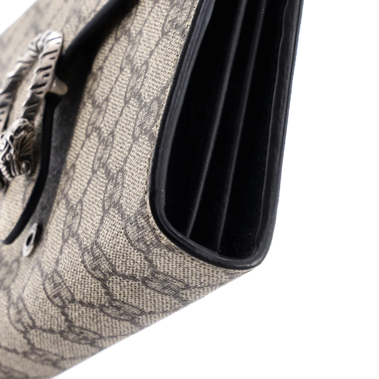 Dionysus Chain Wallet GG Coated Canvas Small - Deep Luxury