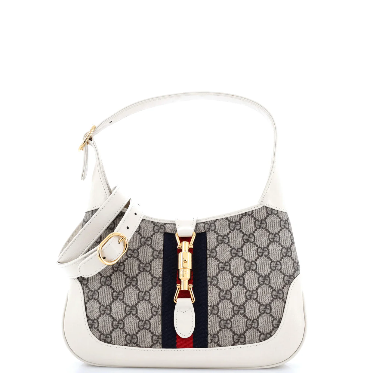 Jackie 1961 Hobo GG Coated Canvas Small - Deep Luxury