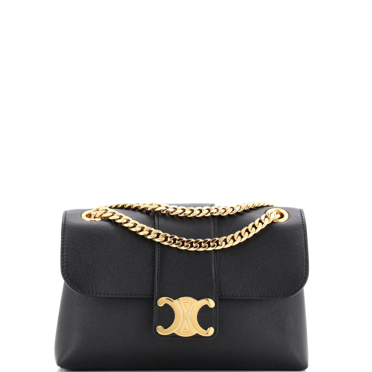 Victoire Flap Shoulder Bag Leather Teen - Deep Luxury