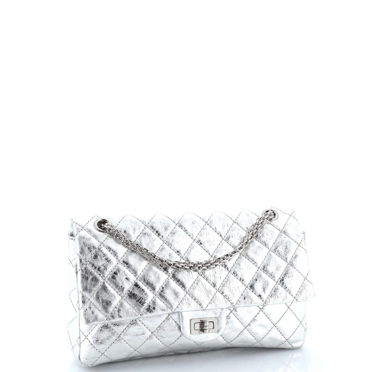 Reissue 2.55 Flap Bag Quilted Metallic Aged Calfskin 226 - Deep Luxury