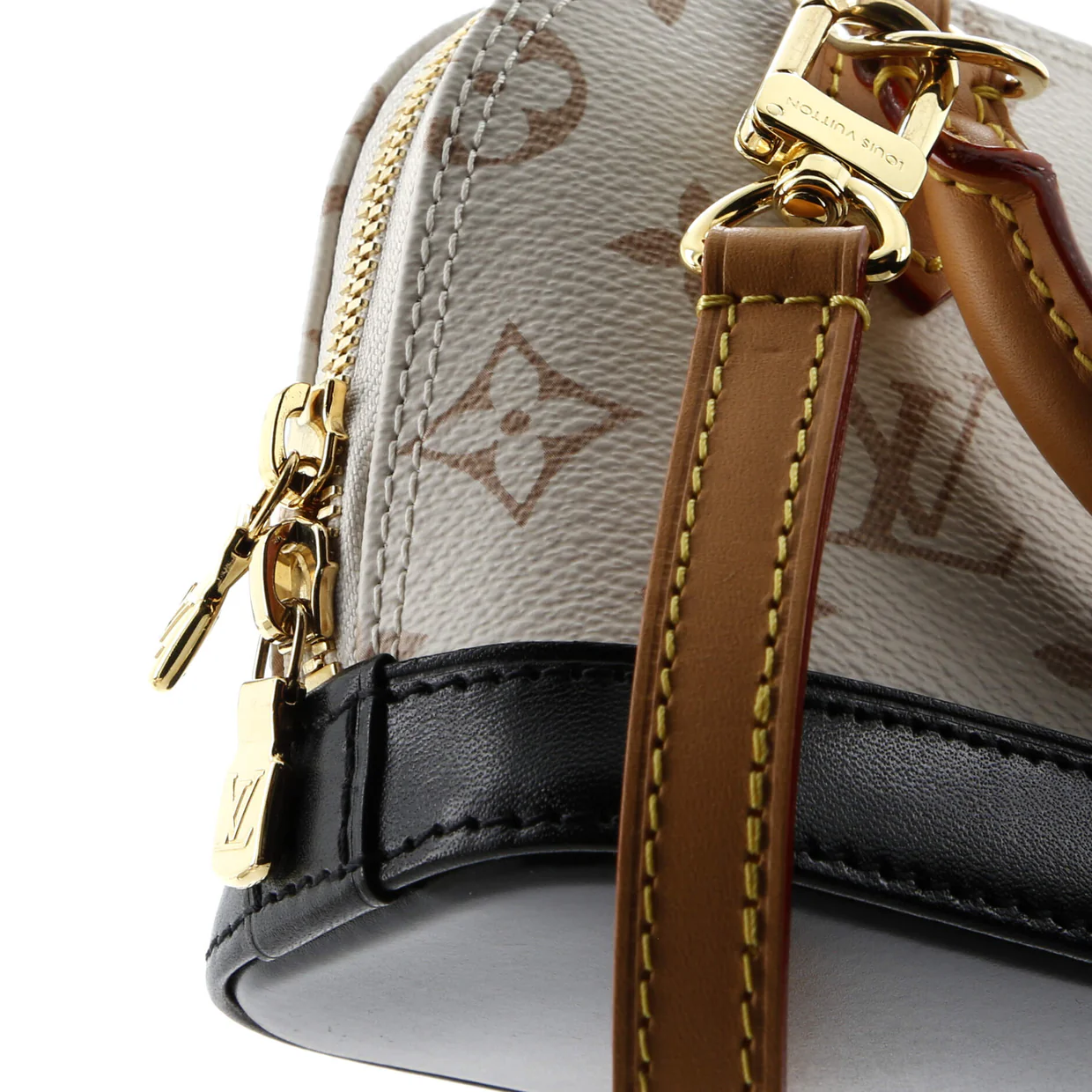 Alma Handbag Monogram Dune Canvas Nano - Deep Luxury
