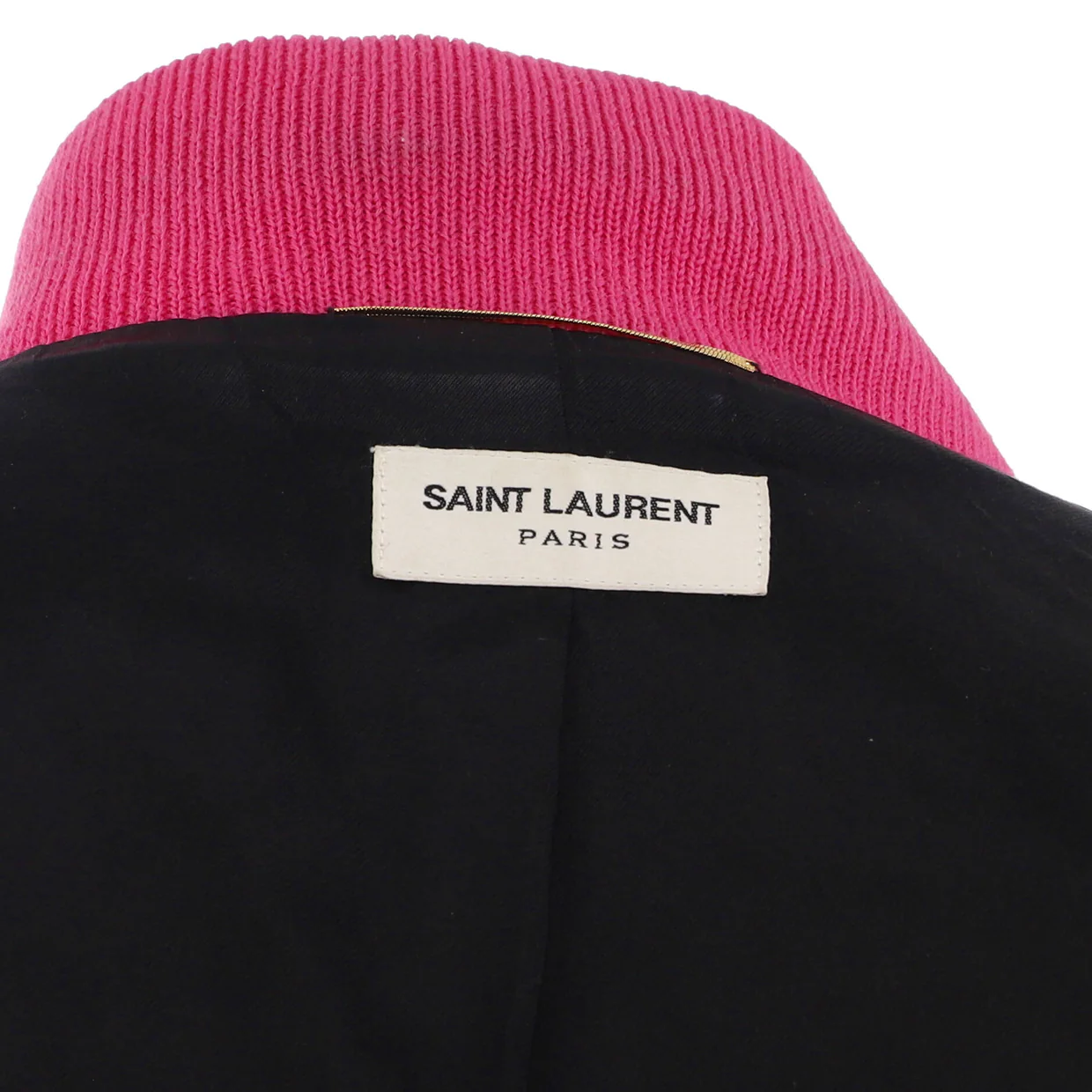 Women's Classic Teddy Bomber Jacket Wool Blend with Leather - Deep Luxury