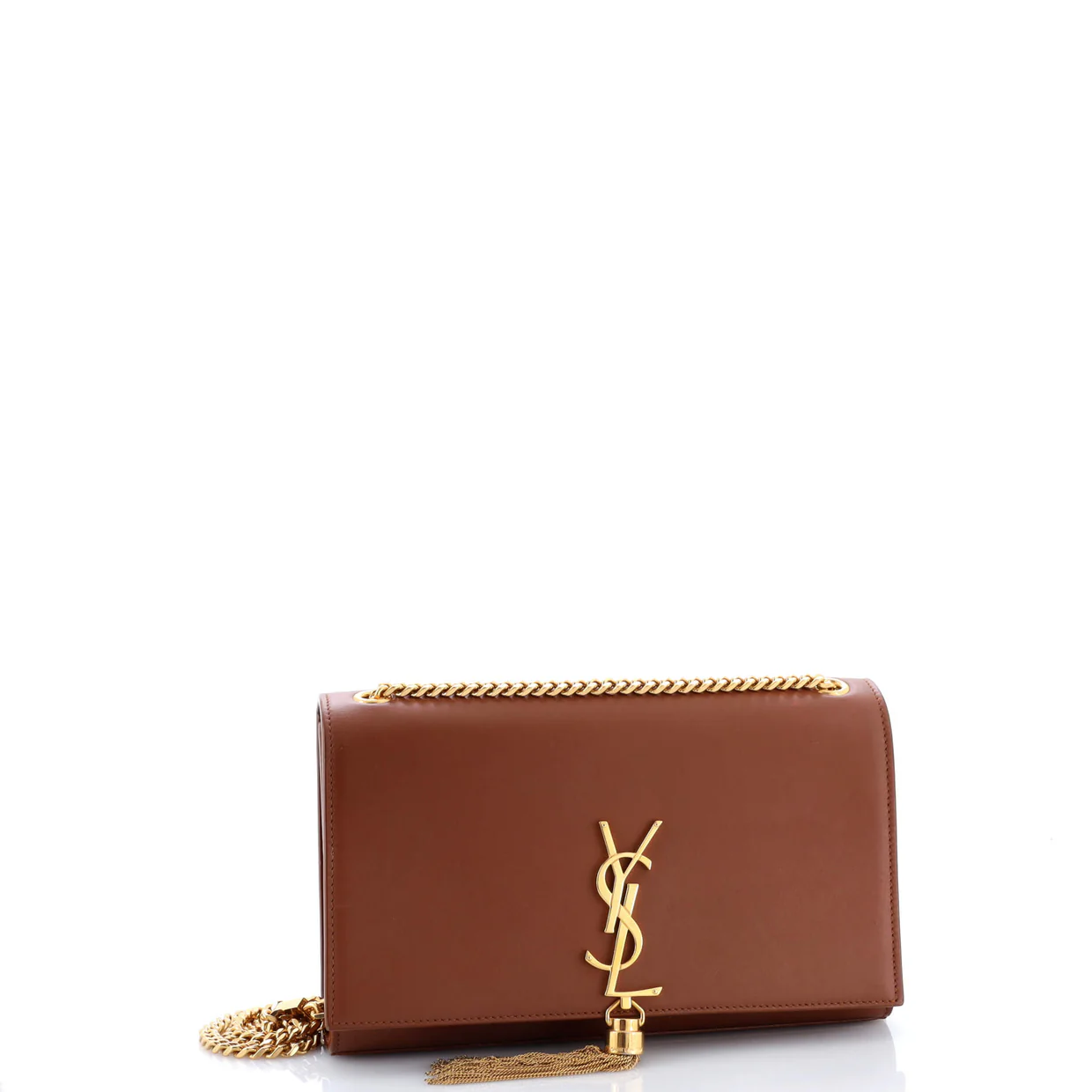 Classic Monogram Tassel Crossbody Bag Leather Medium - Deep Luxury