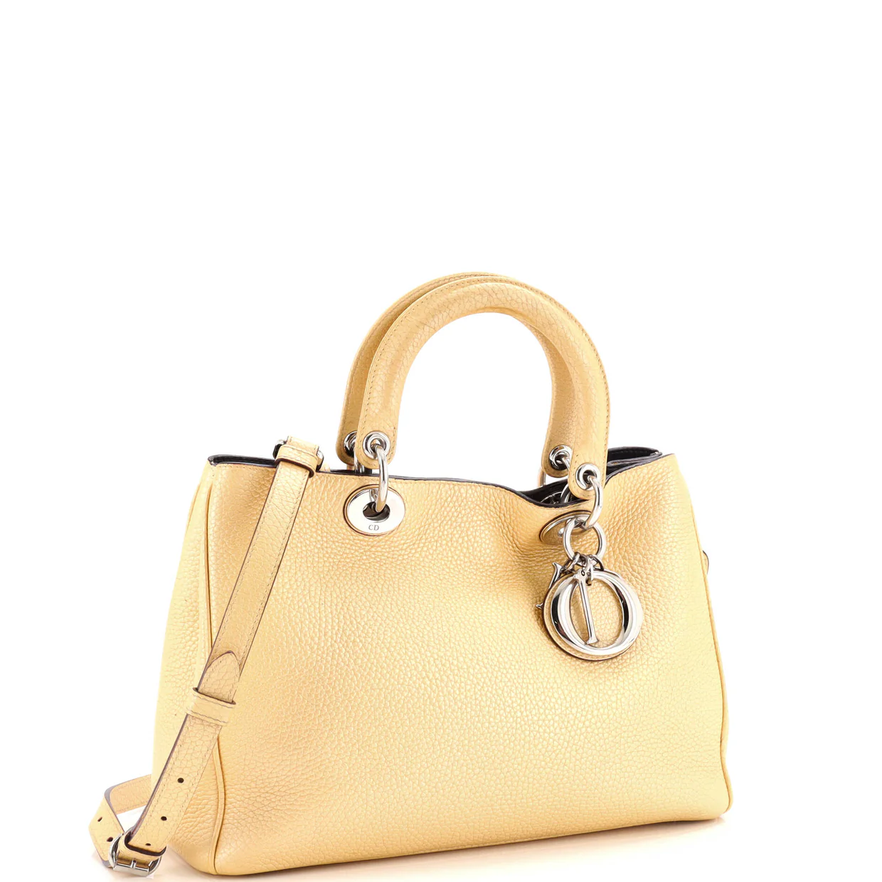 Diorissimo Tote Pebbled Leather Medium - Deep Luxury