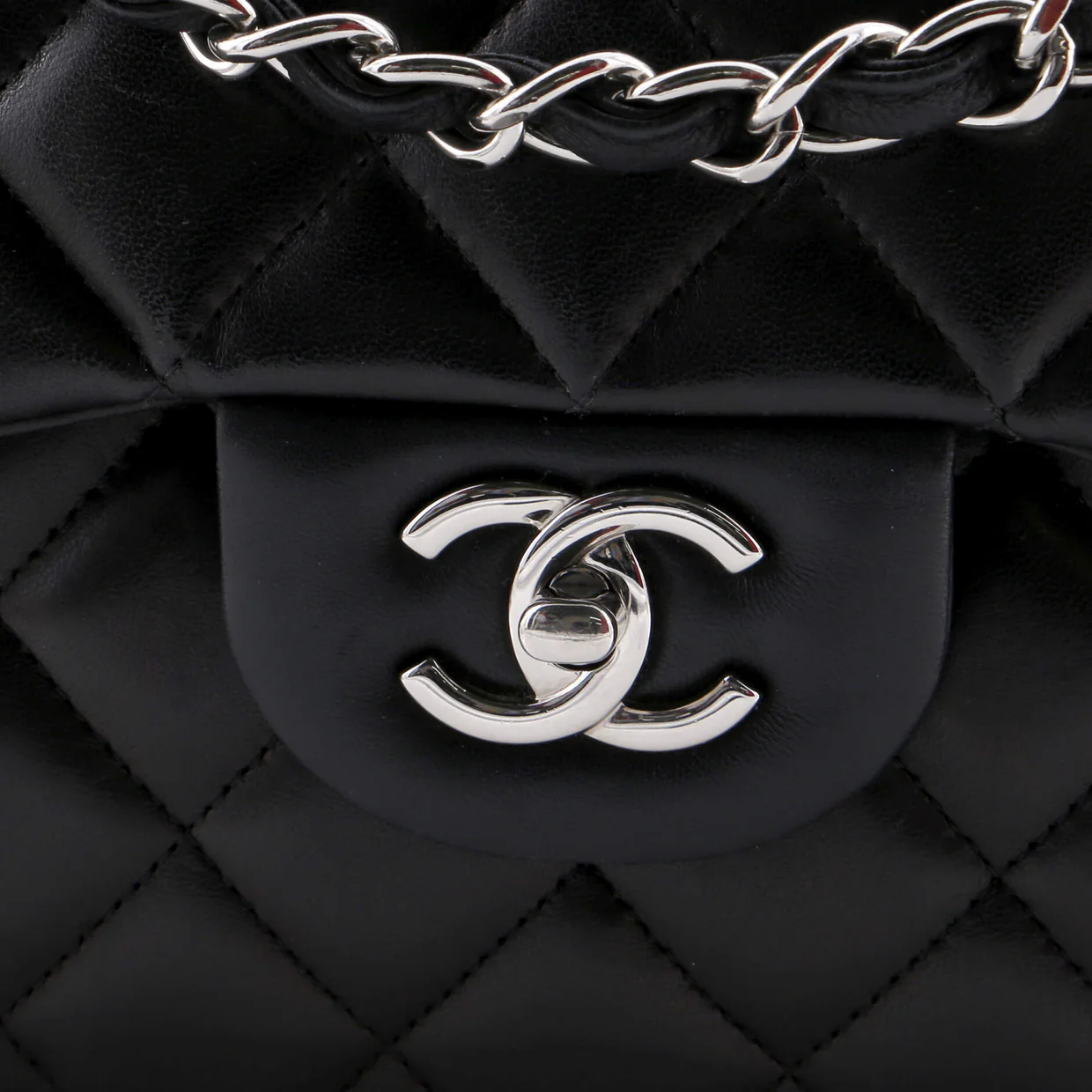 Classic Double Flap Bag Quilted Lambskin Jumbo - Deep Luxury