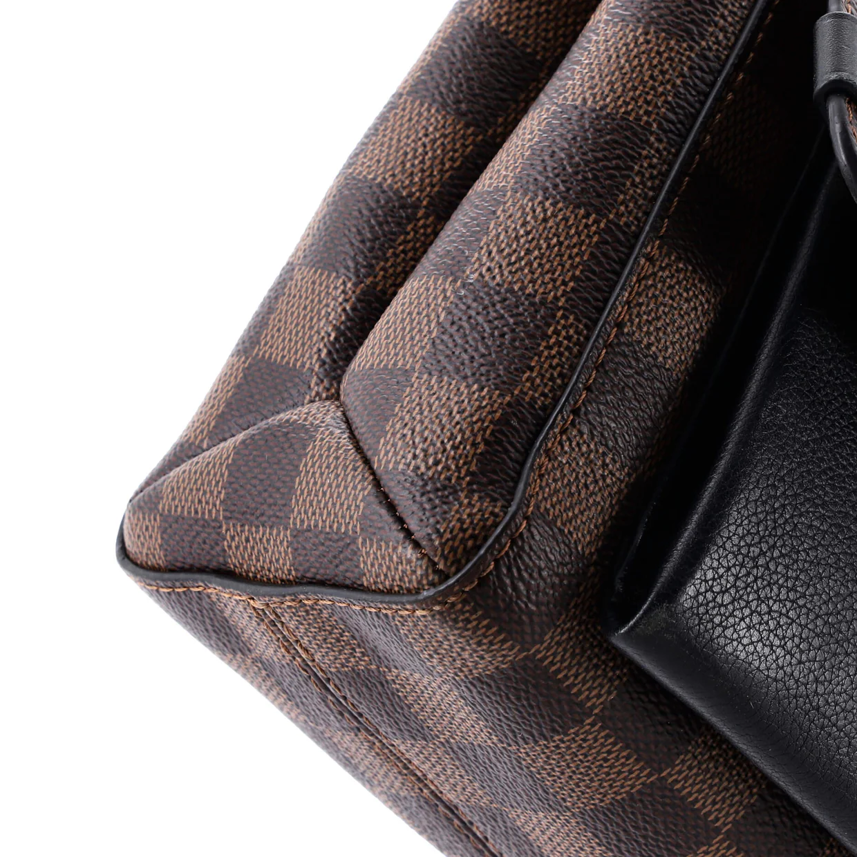 Vavin Handbag Damier with Leather PM - Deep Luxury