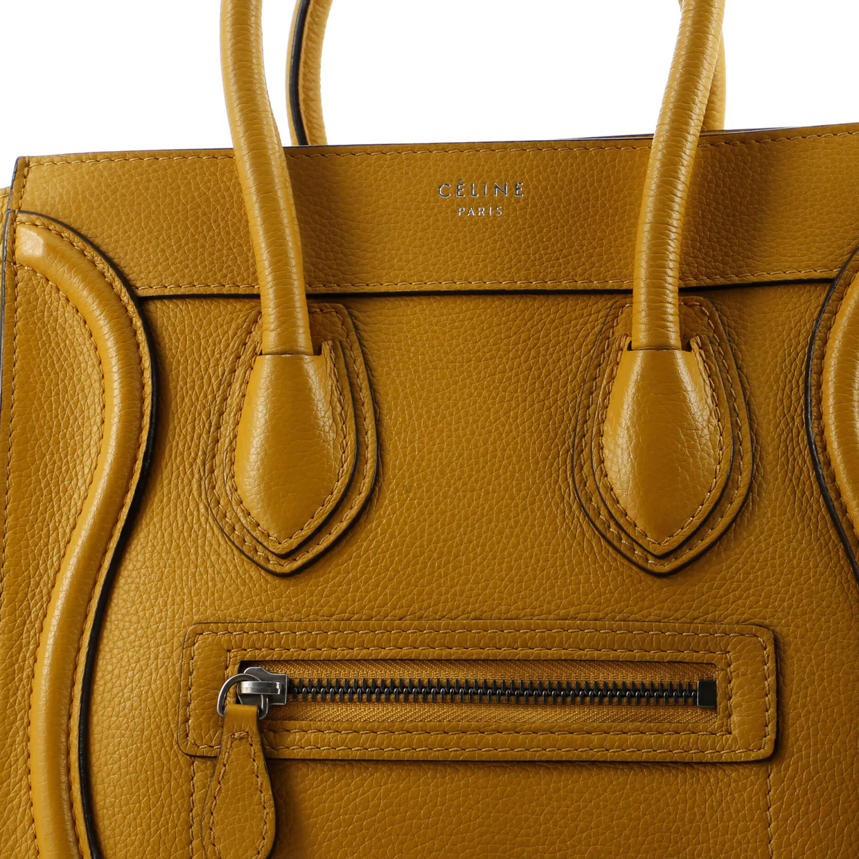 Luggage Bag Grainy Leather Micro - Deep Luxury