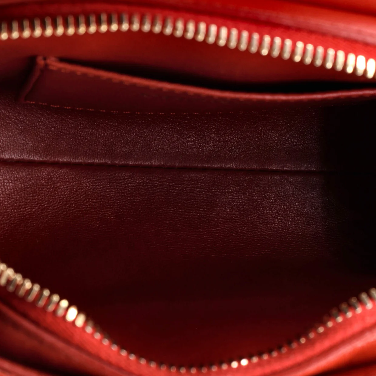 Medal Envelope Flap Bag Chevron Calfskin Small - Deep Luxury