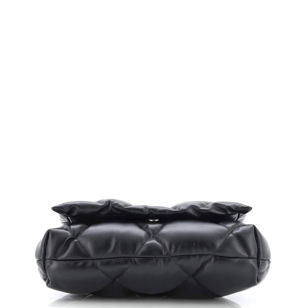 Touch Clutch Quilted Puffy Leather Medium - Deep Luxury