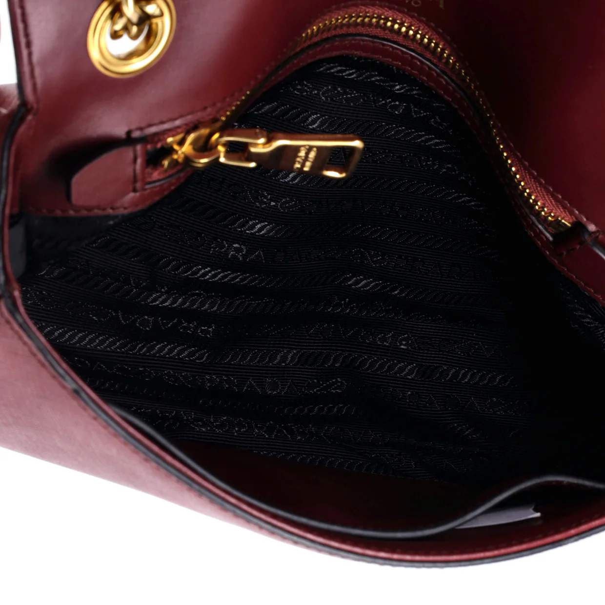 Pattina Flap Shoulder Bag Saffiano Leather Small - Deep Luxury