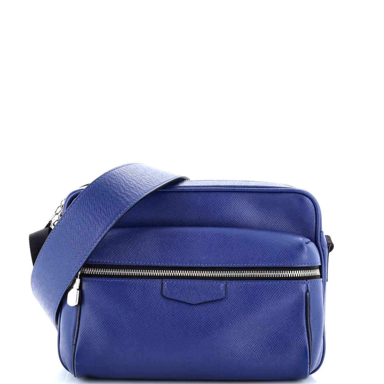 Outdoor Messenger Bag Taiga Leather PM - Deep Luxury