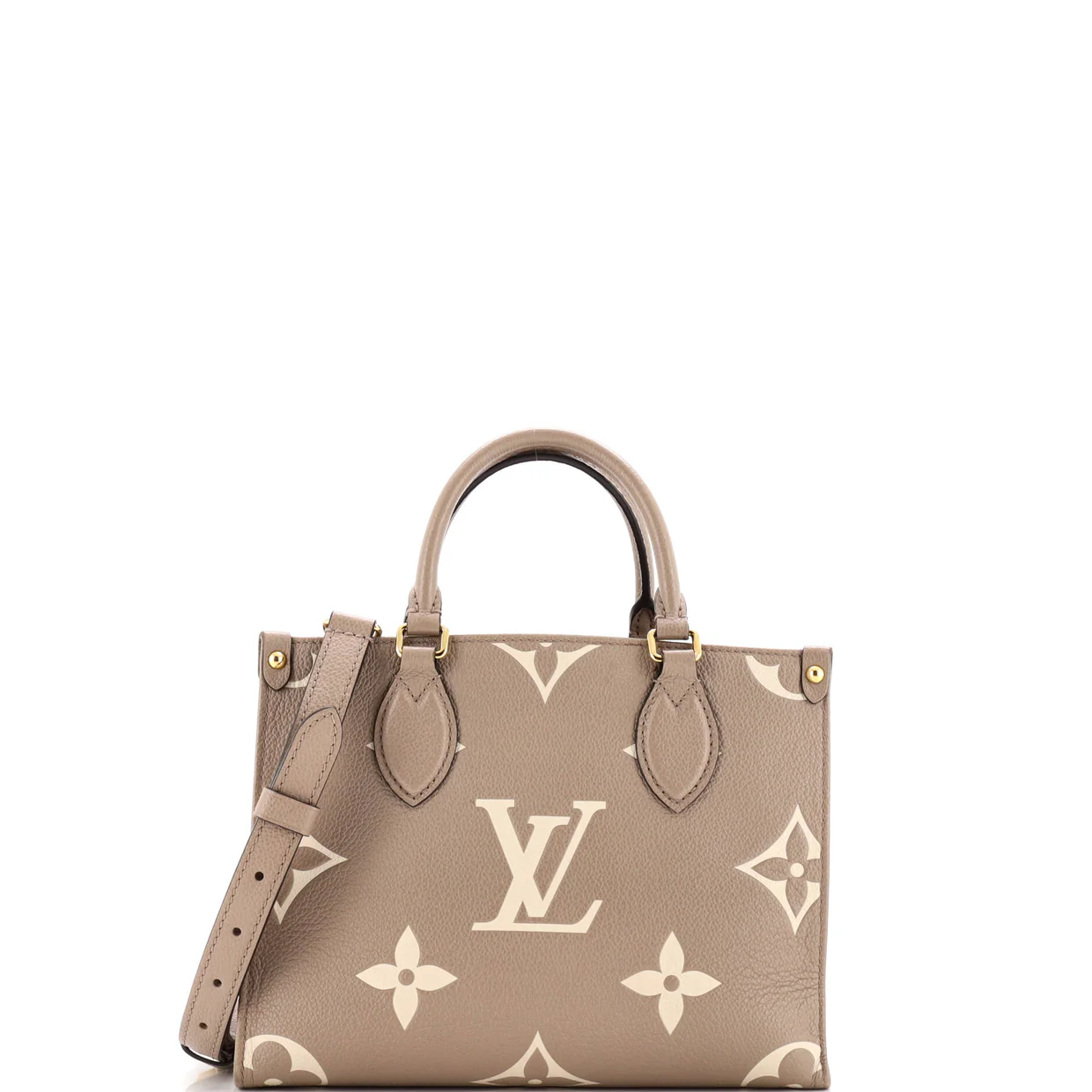 OnTheGo Tote Bicolor Monogram Empreinte Giant PM - Deep Luxury