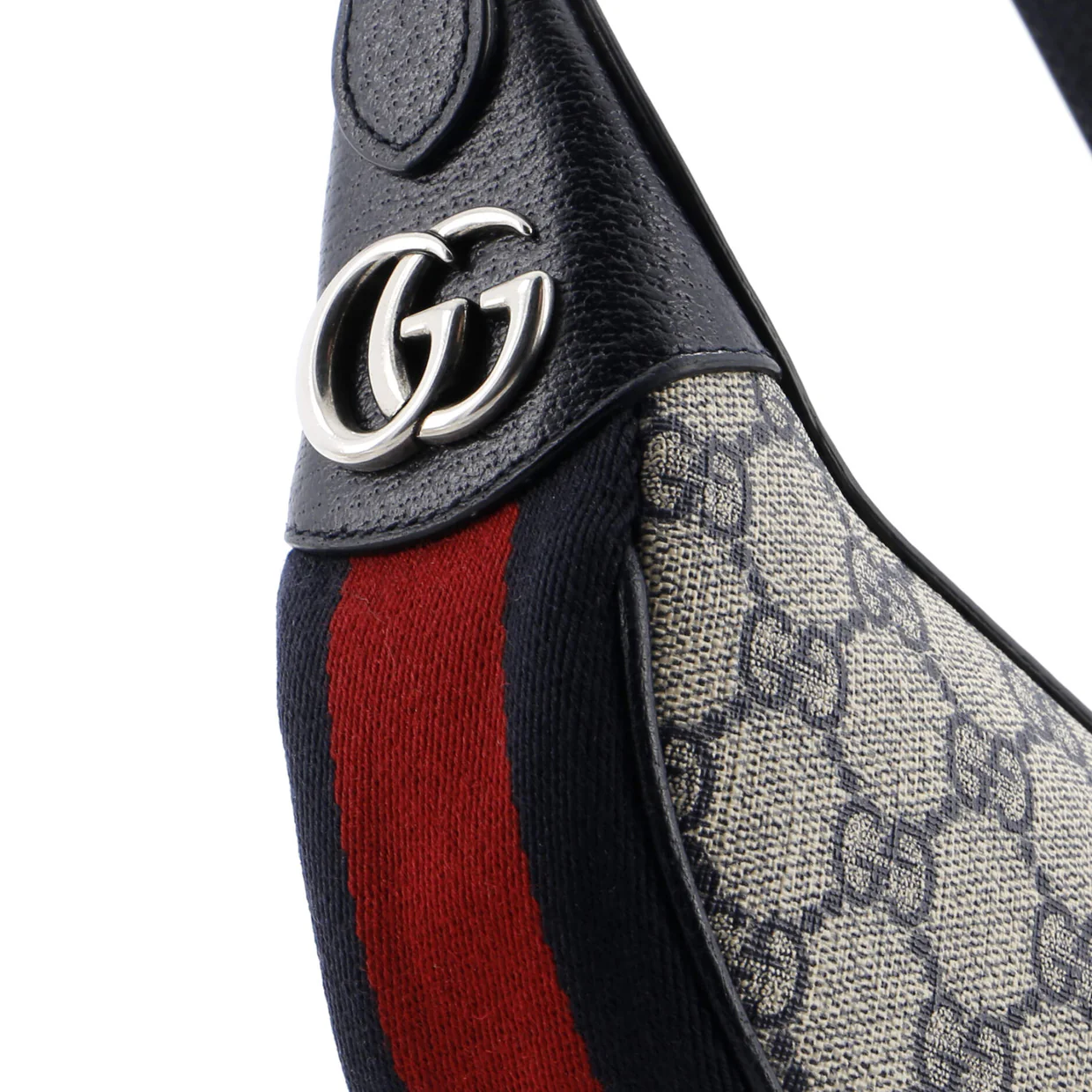 Ophidia Half Moon Bag GG Coated Canvas Mini - Deep Luxury