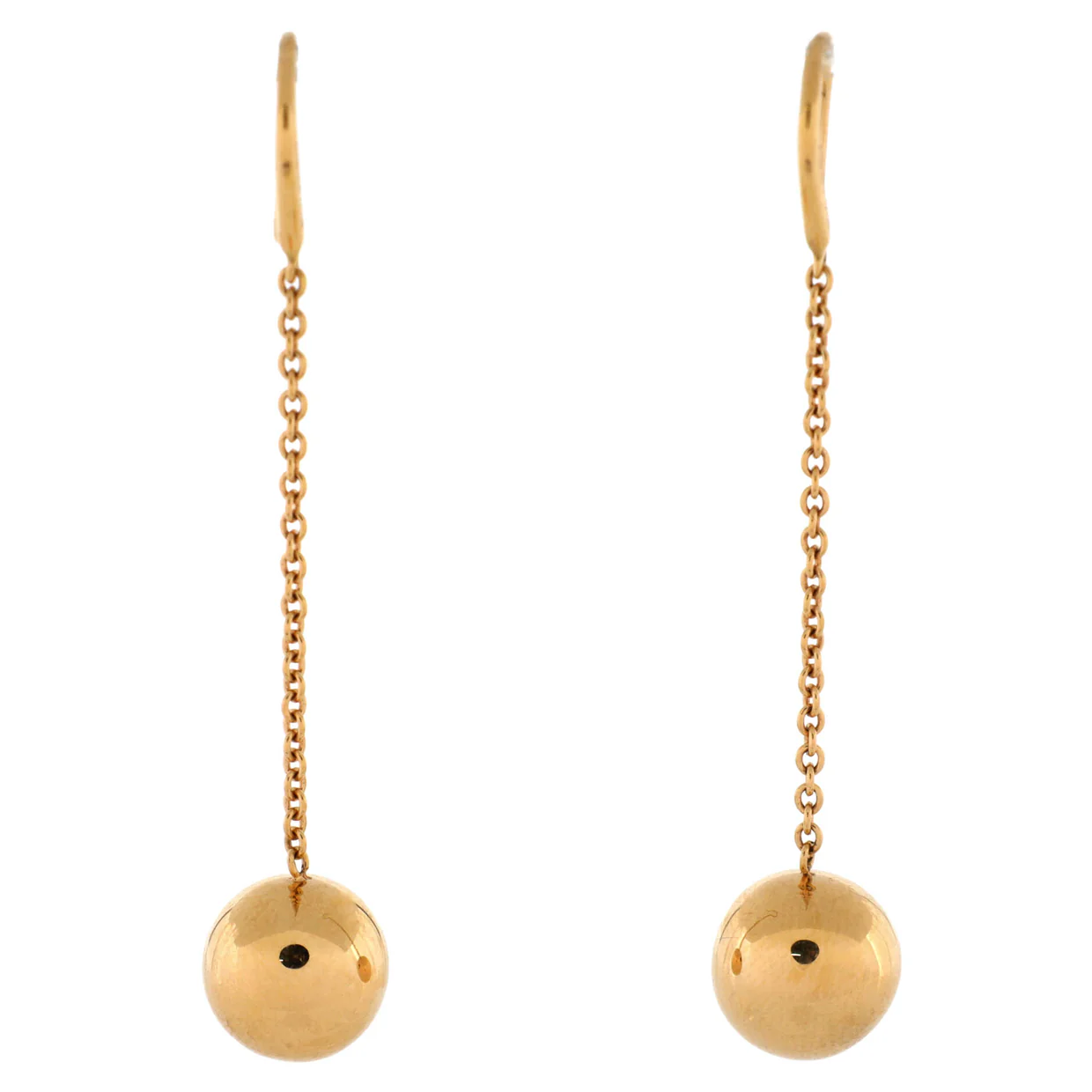 HardWear Ball Hook Drop Earrings 18K Yellow Gold 10mm - Deep Luxury