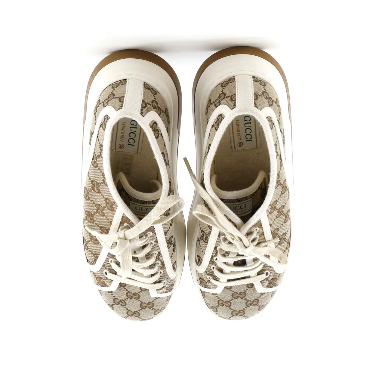 Men's Tennis Trek Sneakers GG Canvas - Deep Luxury