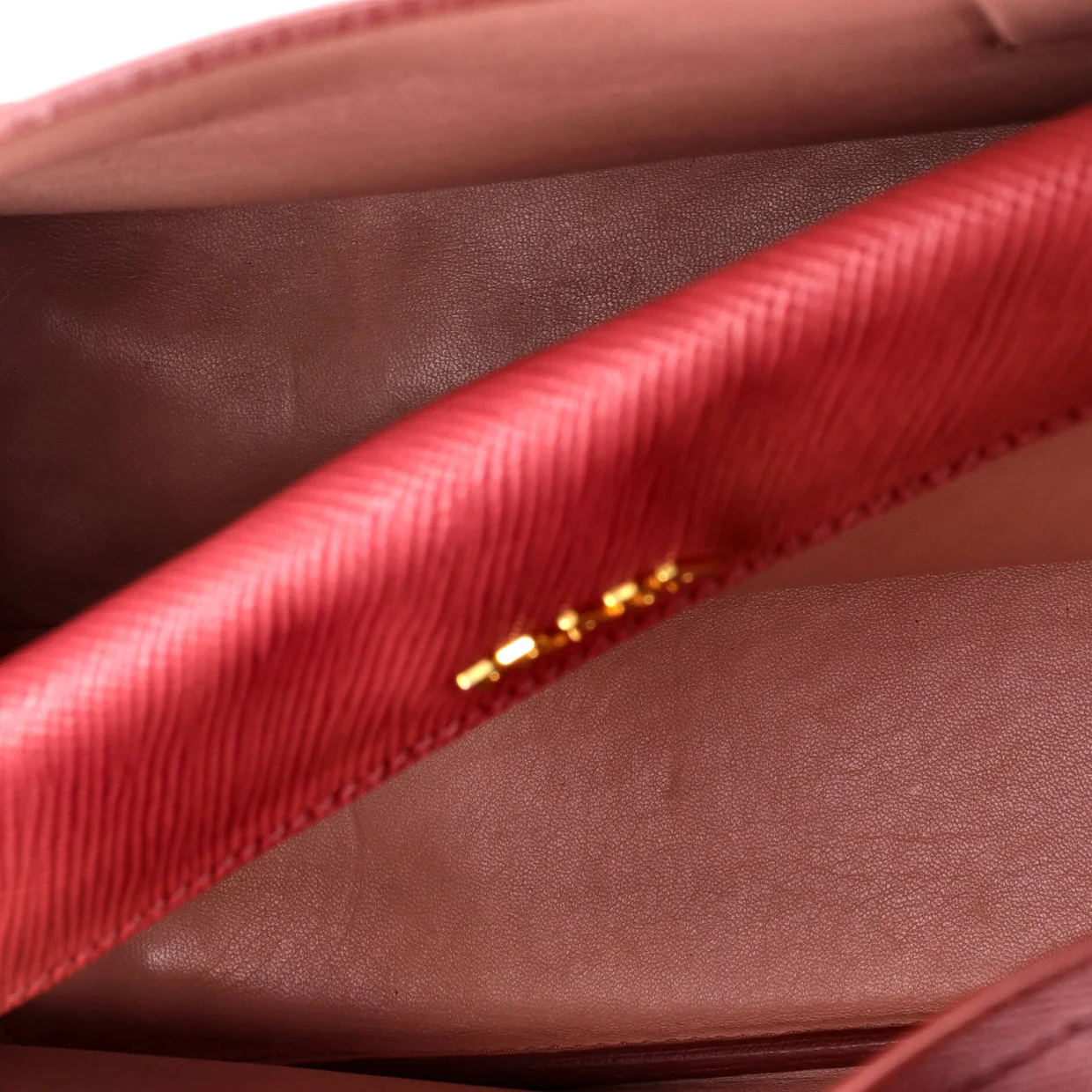 Cuir Double Tote Saffiano Leather Medium - Deep Luxury