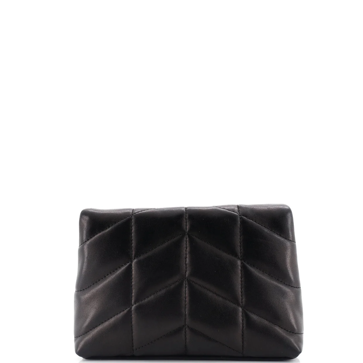 LouLou Puffer Clutch Leather Small - Deep Luxury