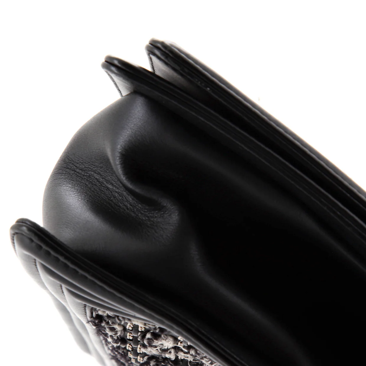 Boy Flap Bag Braided Tweed Old Medium - Deep Luxury