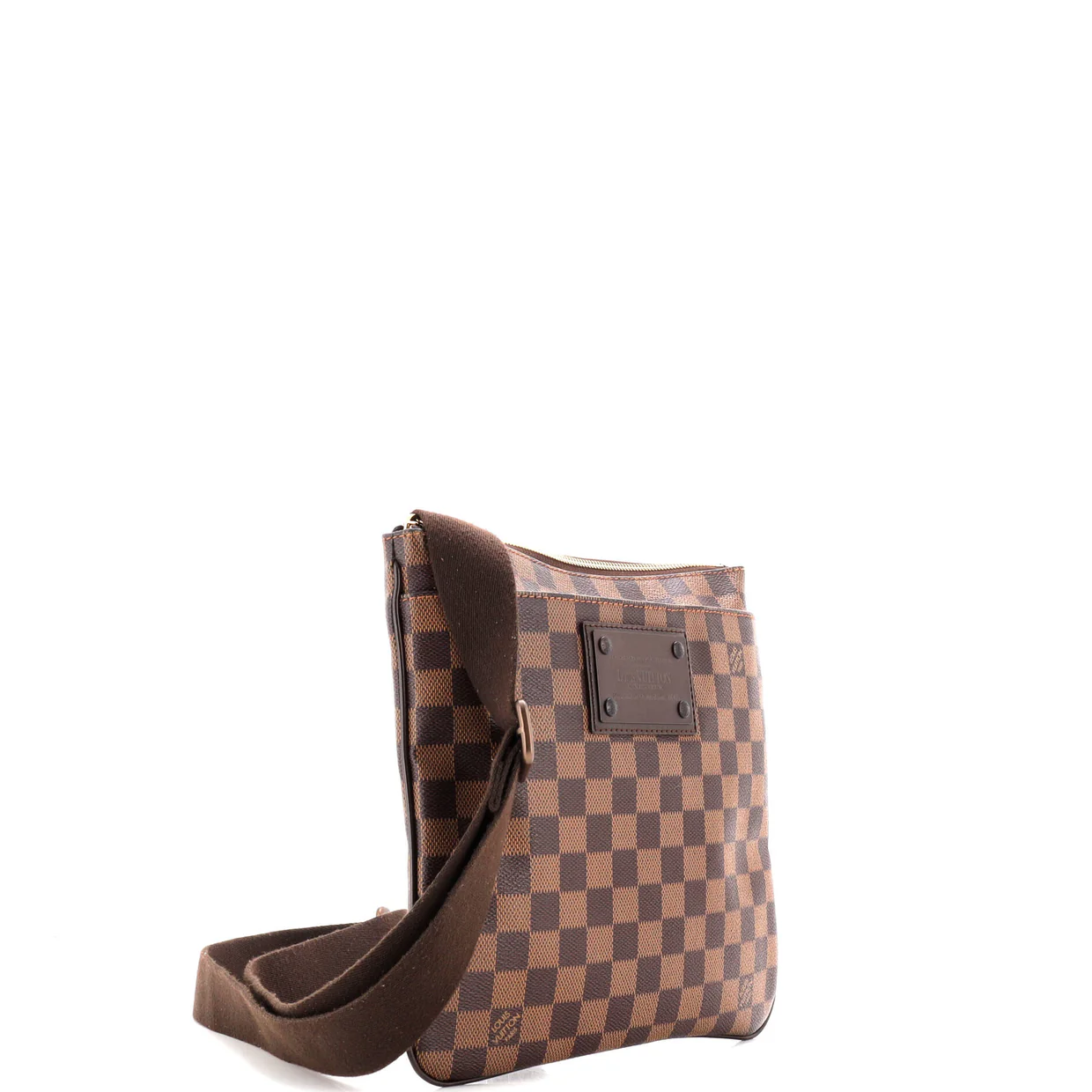 Brooklyn Pochette Plate Damier - Deep Luxury