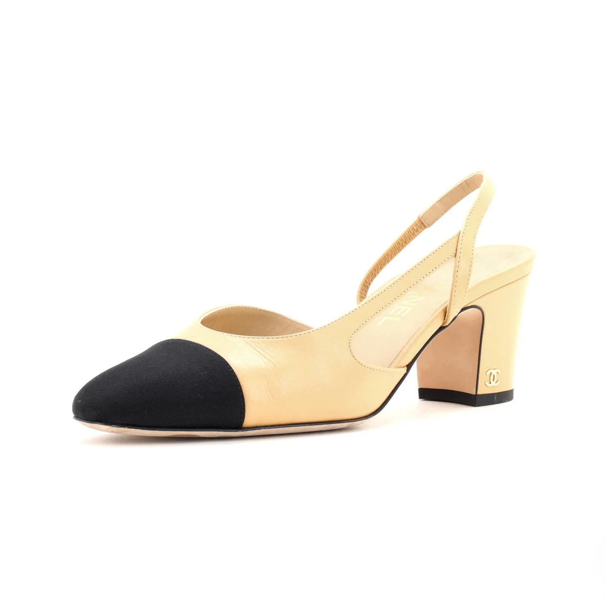Women’s Cap Toe Slingback Pumps Leather - Deep Luxury