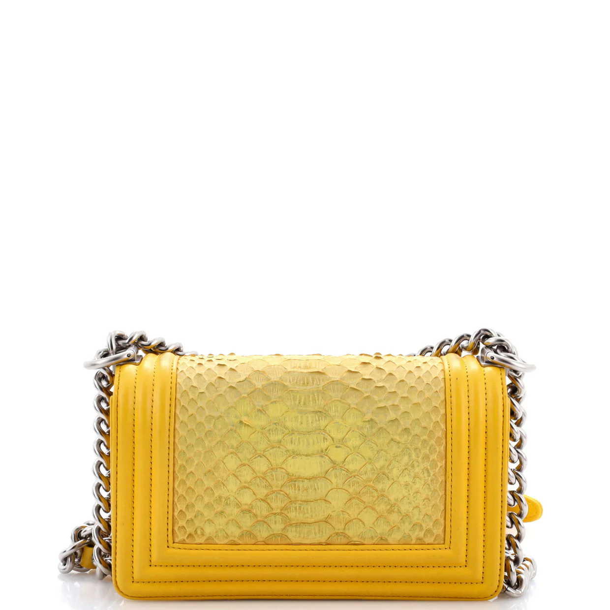 Boy Flap Bag Python Old Medium - Deep Luxury