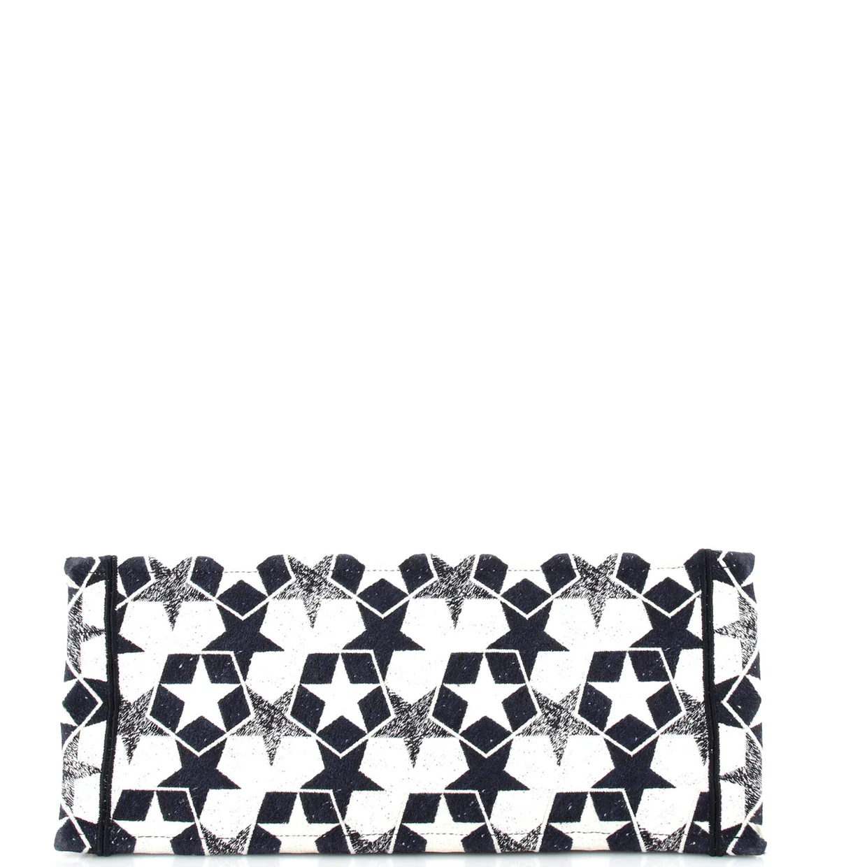 Book Tote Embroidered Canvas Large - Deep Luxury