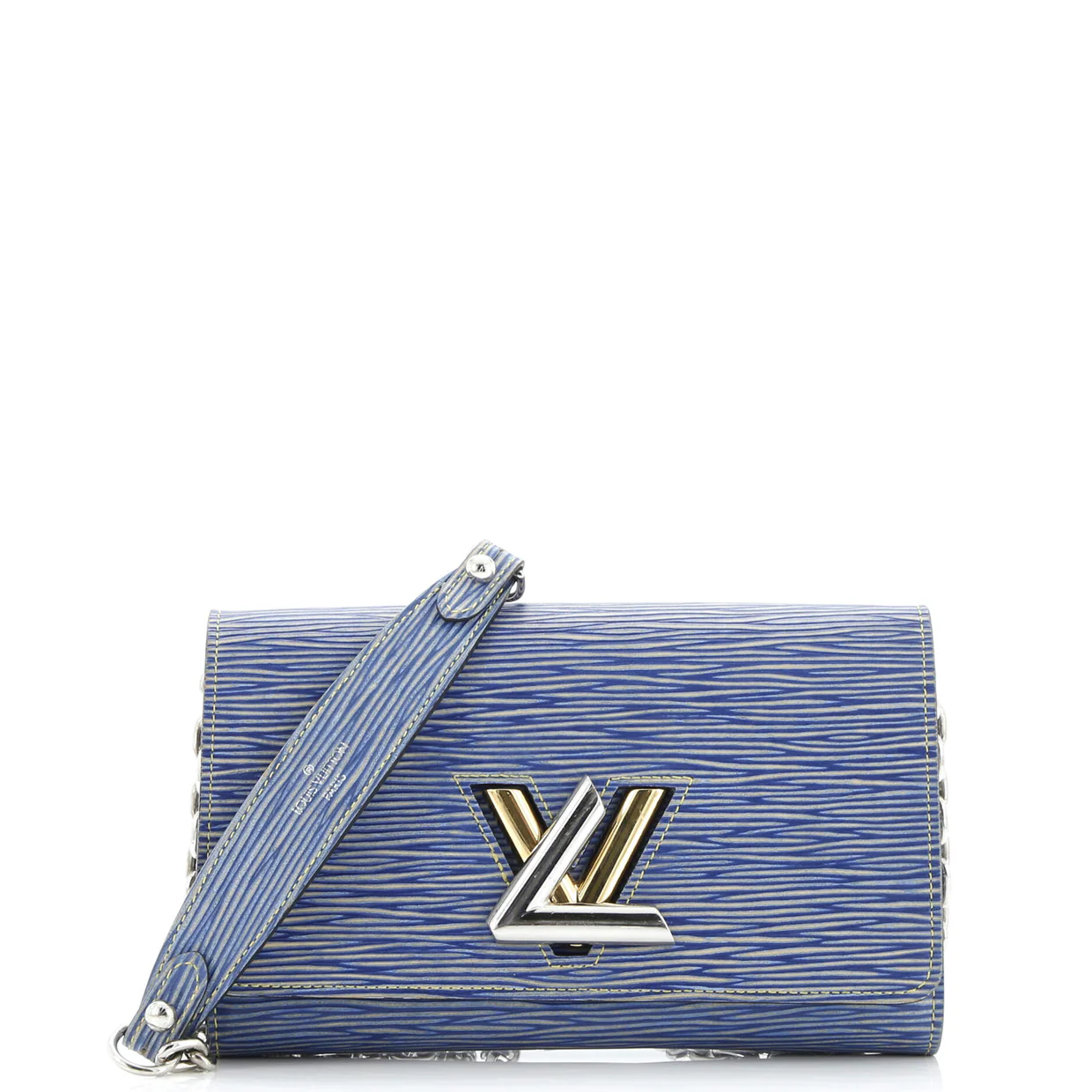 Twist Chain Wallet Epi Leather - Deep Luxury